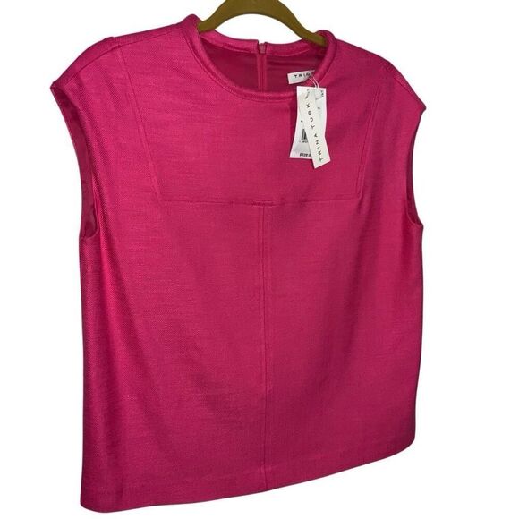 NWT Trina Turk Field Top in pink paradise size XS - Picture 3 of 9